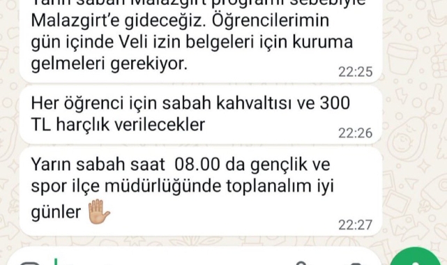 “Malazgirt Etkinliği Protestoları: Memurlara Zorunlu Katılım, Öğrencilerin Velilerine Kahvaltı ve 300 TL Vaadi”