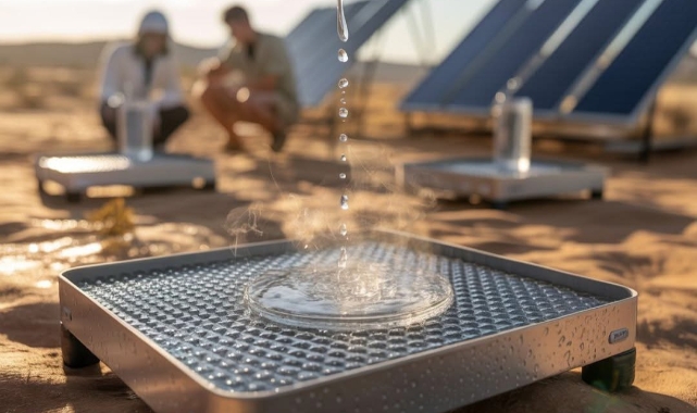 Fransız Mühendislerden Çığır Açan Buluş: Güneş Enerjisiyle Çöl Havasından İçme Suyu