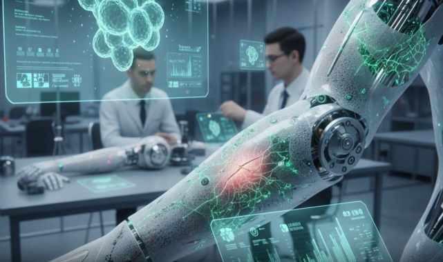 Japon Mühendislerden Devrim: Kendi Kendini İyileştiren “Yaşayan” Robot Derisi Geliştirildi