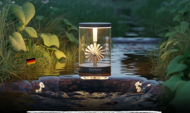 Almanya’dan Çığır Açan Buluş: Su Akışıyla Sonsuz Işık Yayan “HydroGlow” Lambalar