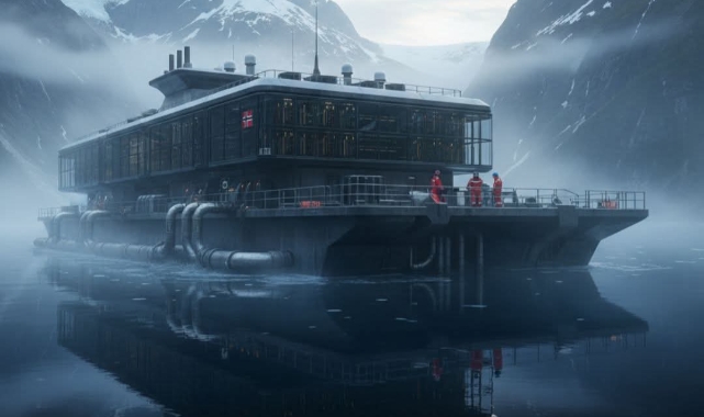 Dünya Çapında İlk: Buzul Suyuyla Soğuyan Yüzen Veri Merkezi Dönemi Başladı