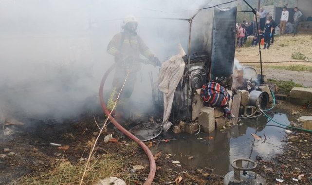 Hatay’da konteyner yangını faciası: 1 yaşındaki bebek yaşamını yitirdi