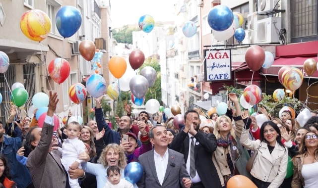 İstanbul’da 1,5 yaşındaki minik kahraman Robin için gökyüzüne umut balonları