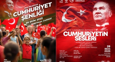 UŞAK BELEDİYESİ’NDEN 29 EKİM CUMHURİYET BAYRAMINA ÖZEL PROGRAM -CUMHURİYET ÇOŞKUSU ŞEHİR GENELİNDE YAŞANACAK!