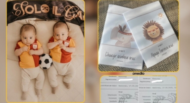 Almanya’da Galatasaray Aşkı: İkizlerine “Cihangir Osimhen” ve “Alpagu Torreira” Adını Verdiler
