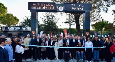 ALTIEYLÜL 75. YIL PARKI YENİLENEN YÜZÜYLE HİZMETTE