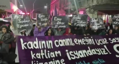Dilovası'ndaki İş Cinayetine Tepki: Kadınlar Taksim'de 'Güvencesiz Çalıştırılmaya Sessiz Kalmayacağız' Dedi