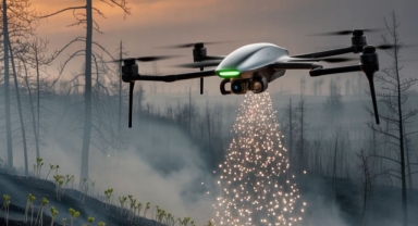 İsveç'ten Orman Yangınlarına Gökyüzünden Çözüm: Drone'larla 'Gök Bahçeleri'