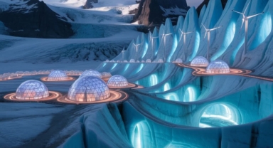 Karla Aydınlanan Şehir: Avelis, Enerjisini Düşen Kardan Üretiyor