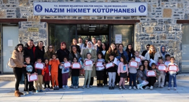 Bodrum Belediyesi'nden Çocuklara Yeni Yıl Coşkusunu Yaşatan Atölye Çalışmaları