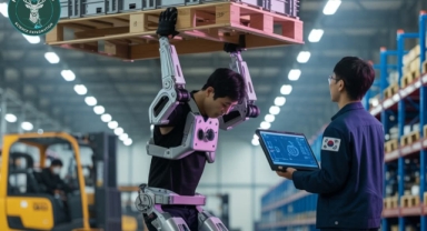 Güney Kore’den Çığır Açan Exoskeleton: İnsan Kaldırma Gücünü İkiye Katlıyor