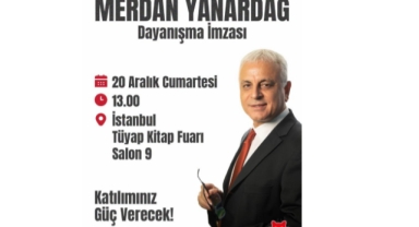 Merdan Yanardağ İçin İstanbul Kitap Fuarı’nda Dayanışma İmza Günü Düzenlenecek