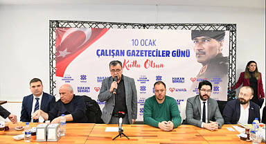 BAŞKAN HAKAN ŞEHİRLİ, ÇALIŞAN GAZETECİLER GÜNÜ'NDE BASINLA BULUŞTU