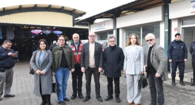 BAŞKAN HAKAN ŞEHİRLİ PAZARCI ESNAFIYLA BULUŞTU
