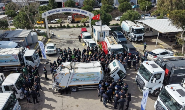 Bodrum Belediyesi Temizlik İşleri Müdürlüğü tarafından temizlik araçlarında görevli personele eğitim verildi.