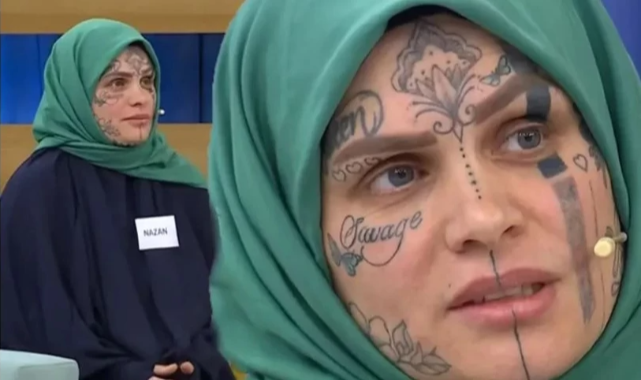 Yüzündeki Dövmeler Olay Oldu! 