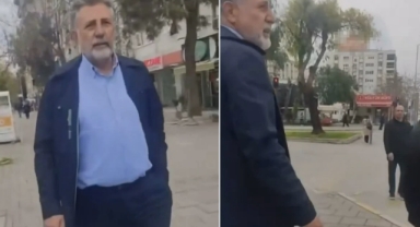 Bayraklı’da Eski Belediye Başkanı Sandal’a Sokak Ortasında Tepki