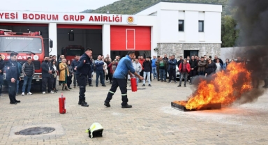 Bodrum Belediyesi Personeline Yangın ve Acil Durum Eğitimi