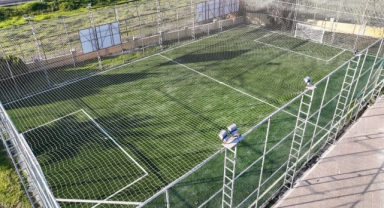 Efeler Belediyesi, Çeştepe Halı Saha’yı Yenileyerek Sporseverlerin Hizmetine Açtı