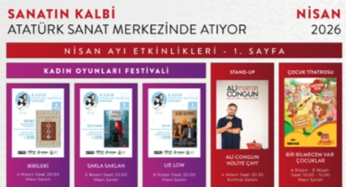 Çankaya Belediyesi Atatürk Sanat Merkezi Nisan Ayında Sanat Dolu Bir Programa Ev Sahipliği Yapacak