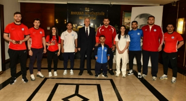 Ankara’da Mansur Yavaş’tan Sporculara Olimpiyat Mesajı