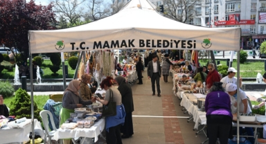 Mamak’ta Üreten Ellere Destek Sürüyor