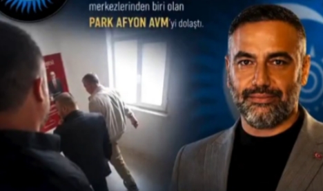 “Cumhur İttifakı Başkanıyım” Dedi, AVM’yi Denetledi