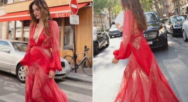 Melisa Aslı Pamuk, Paris Moda Haftası'ndaki Tarzıyla Gündem Oldu