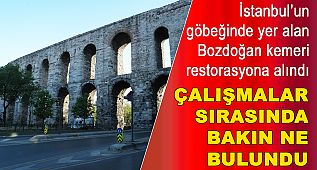 İstanbul'un göbeğinde tarihi keşif: Kemer restorasyonu sırasında bulundu...