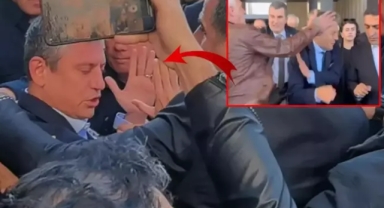 Özgür Özel'e AKM çıkışı yumruklu saldırı